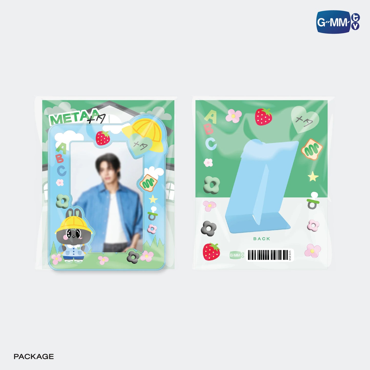 WIN26-006 METAA CARD HOLDER STAND WITH PHOTOCARD