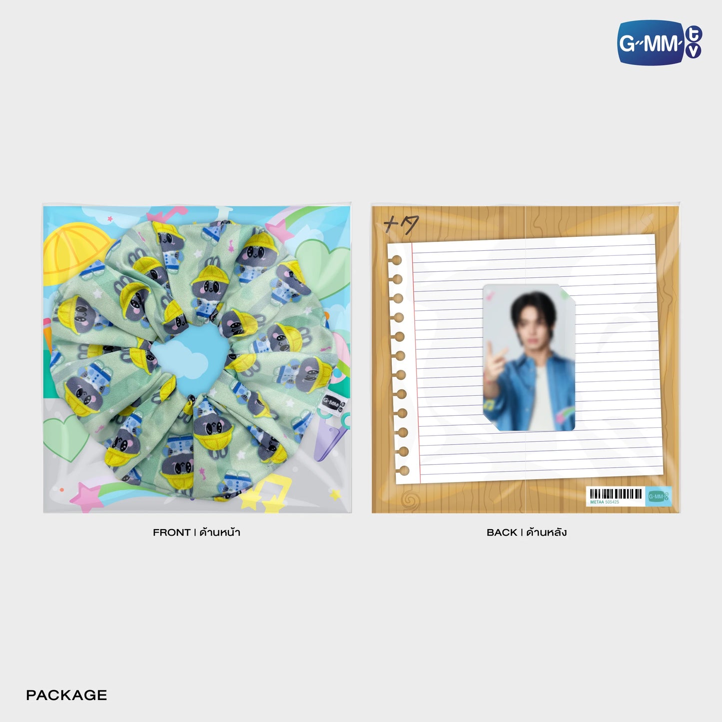 WIN26-008 METAA CHARACTER HAIR SCRUNCHIE