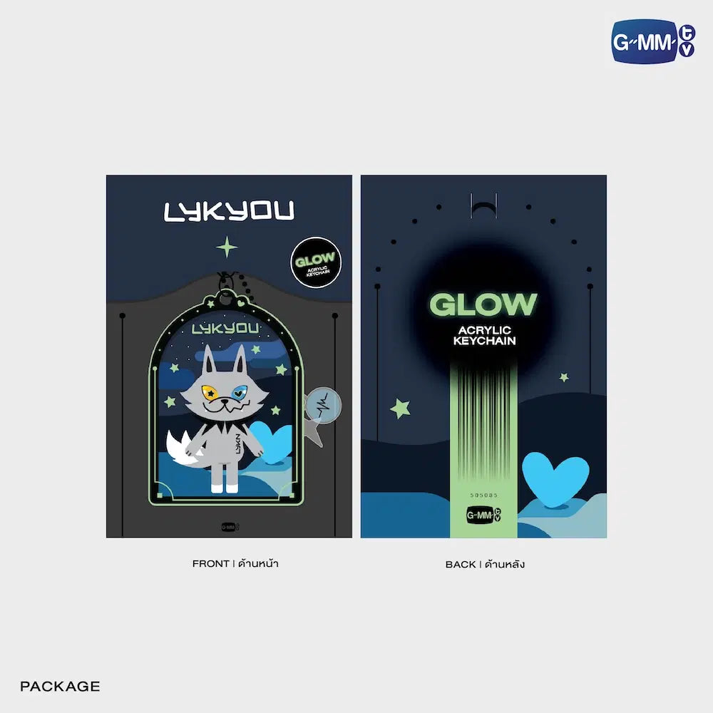LYKNOS26-028 LYKYOU GLOW ACRYLIC KEYCHAIN