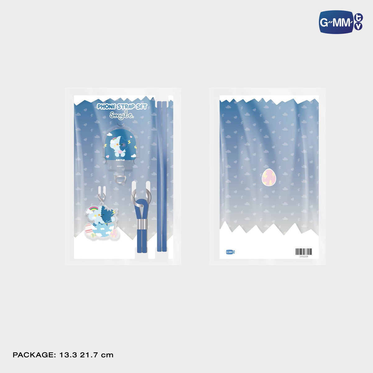FANDAY36-050 SMYLE PHONE STRAP SET