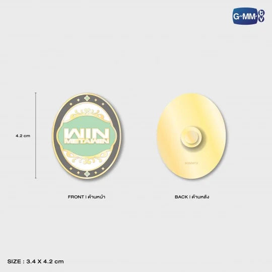 WIN26-015 WIN METAWIN METAL LOGO PIN