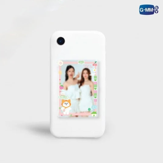 FD30-003 MUVMUV ACRYLIC MAGNETIC CARD HOLDER WITH PHOTOCARD