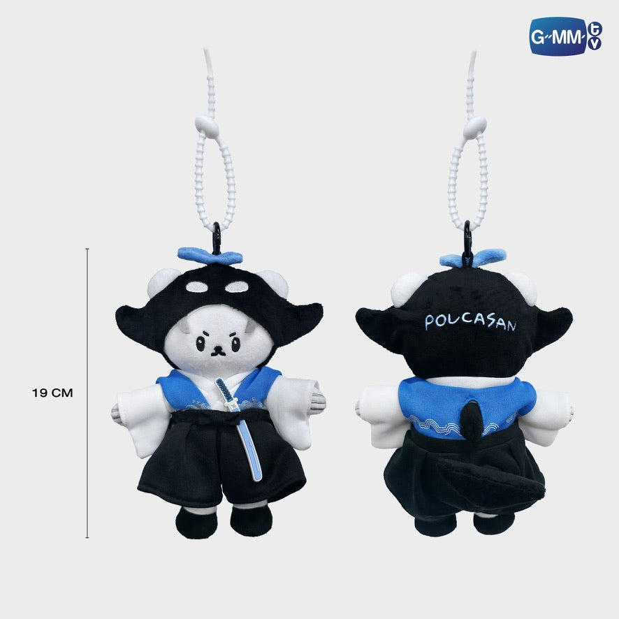 HIKONE26-026 POLCASAN KONNICHIWA! TALKIE DOLL KEYCHAIN
