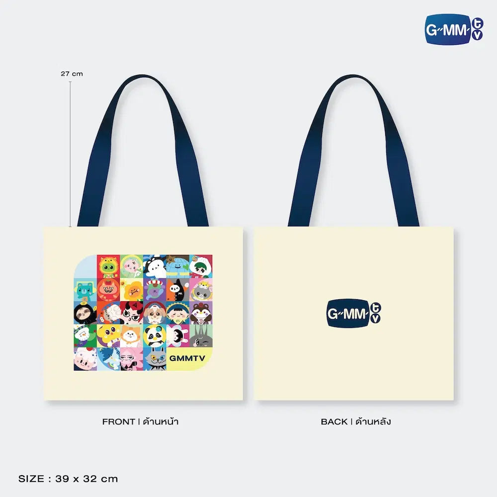 HKD26-155 GMMTV TOTE BAG | FANDOM CHARACTER COLLECTION