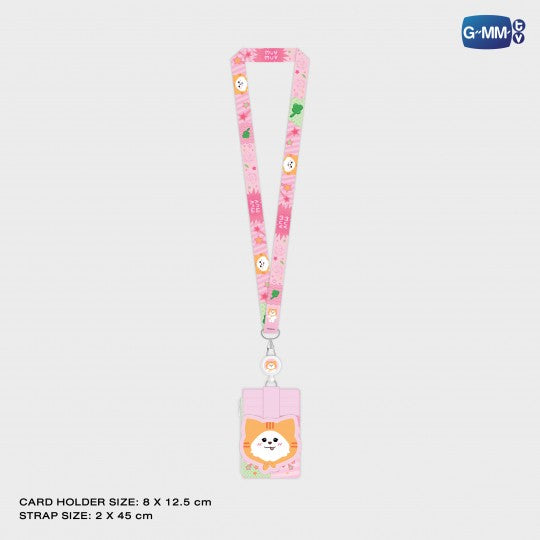 FD30-004 MUVMUV LEATHER MULTI CARD HOLDER WITH STRAP