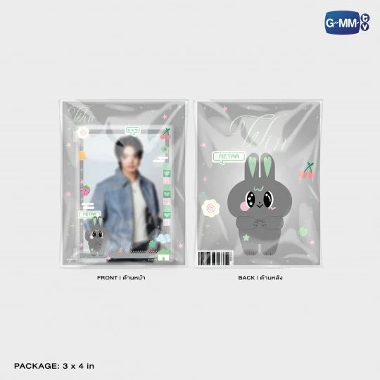 WIN26-018 METAA ACRYLIC MAGNETIC CARD HOLDER WITH PHOTOCARD