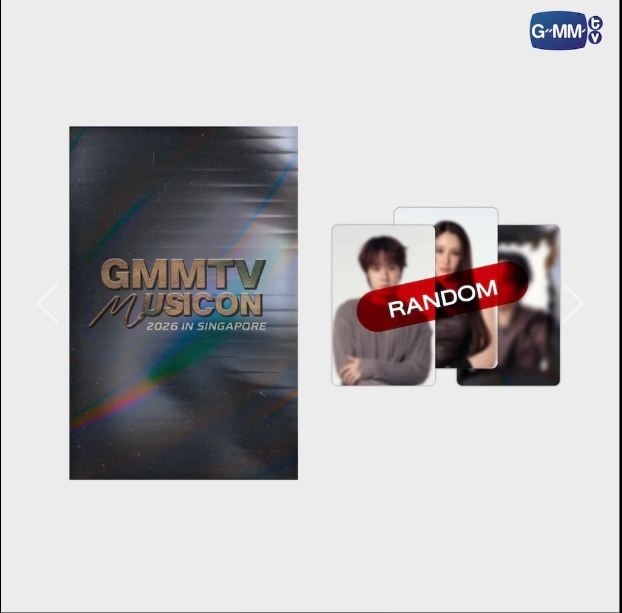 UM26-208 COLLECTIBLE RANDOM CARD【GMMTV MUSICON 2026 IN SINGAPORE】
