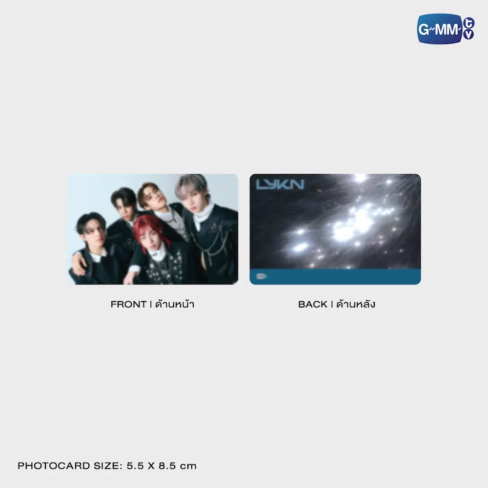 LYKNOS26-024 LYKYOU ACRYLIC CLIP STAND WITH LYKN PHOTOCARD