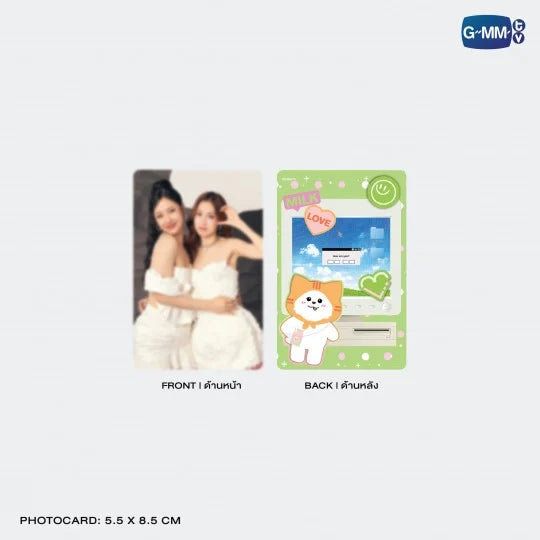 FD30-009 MUVMUV CHARACTER POCKET ZIP FOLDER