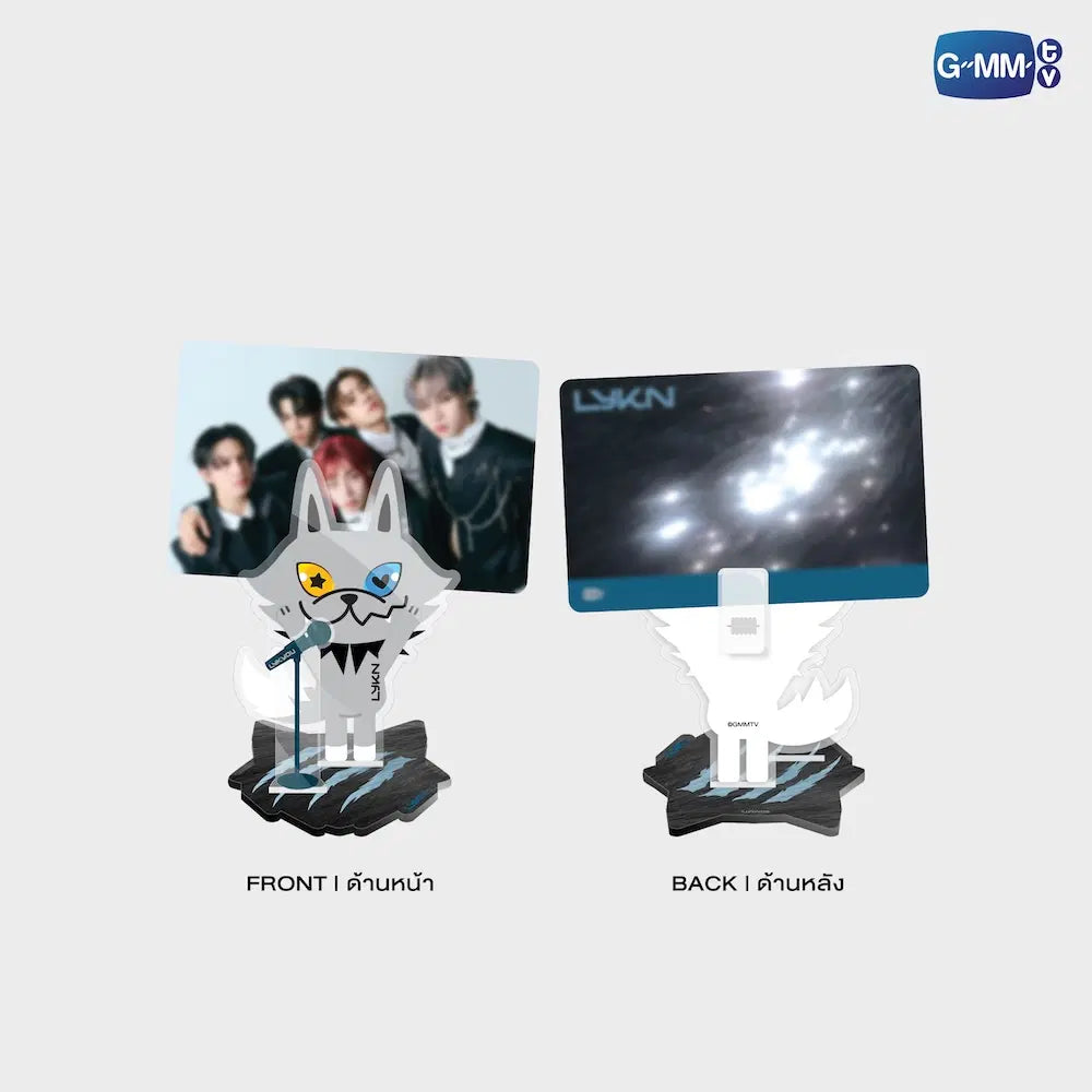 LYKNOS26-024 LYKYOU ACRYLIC CLIP STAND WITH LYKN PHOTOCARD