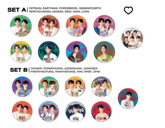 FF26-218 BOOK FAIR GASHA PIN