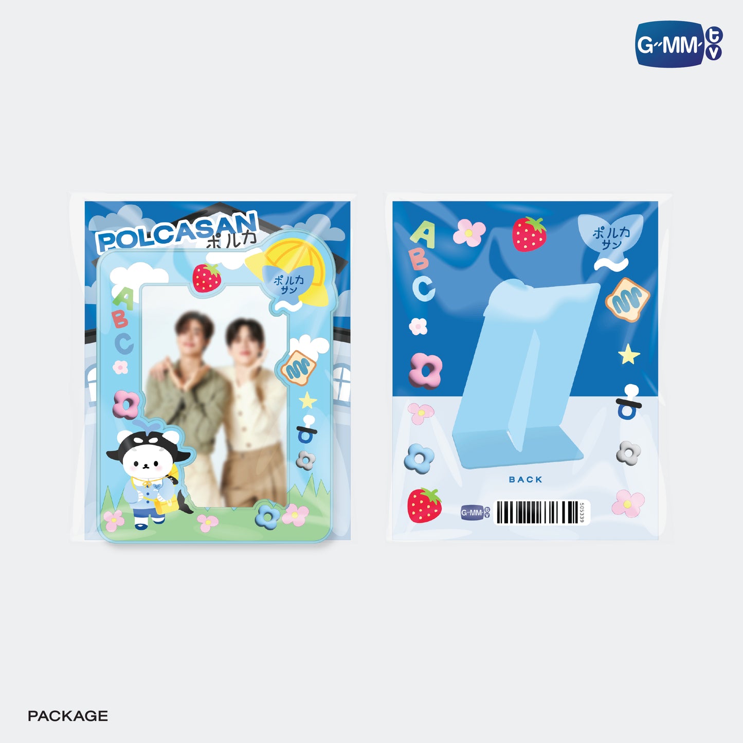 FF26-140 POLCASAN CARD HOLDER STAND WITH PHOTOCARD