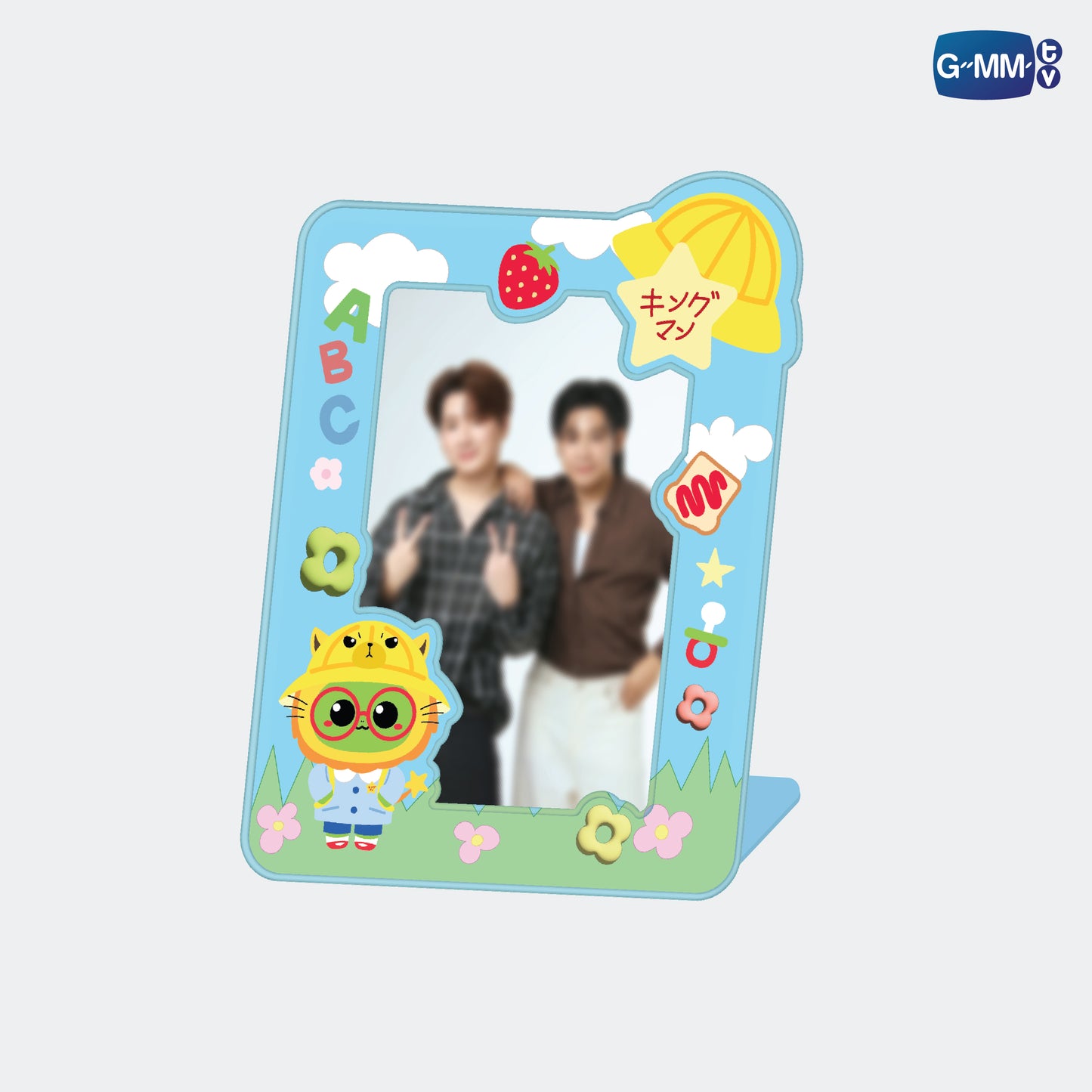 FF26-138 KING MAN CARD HOLDER STAND WITH PHOTOCARD