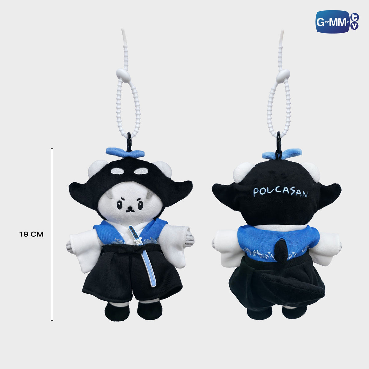 FANDAY36-155 POLCASAN KONNICHIWA! TALKIE DOLL KEYCHAIN