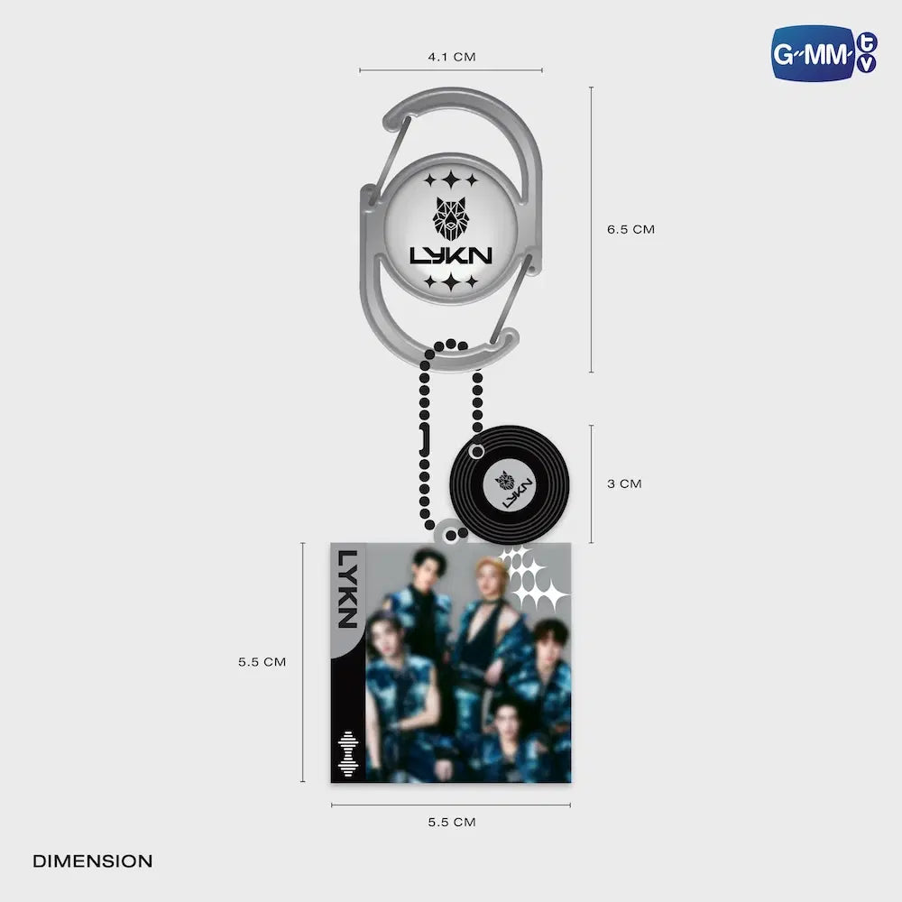 LYKNOS26-023 LYKN CARABINER KEYCHAIN | RISER CONCERT : THE FIRST RISE