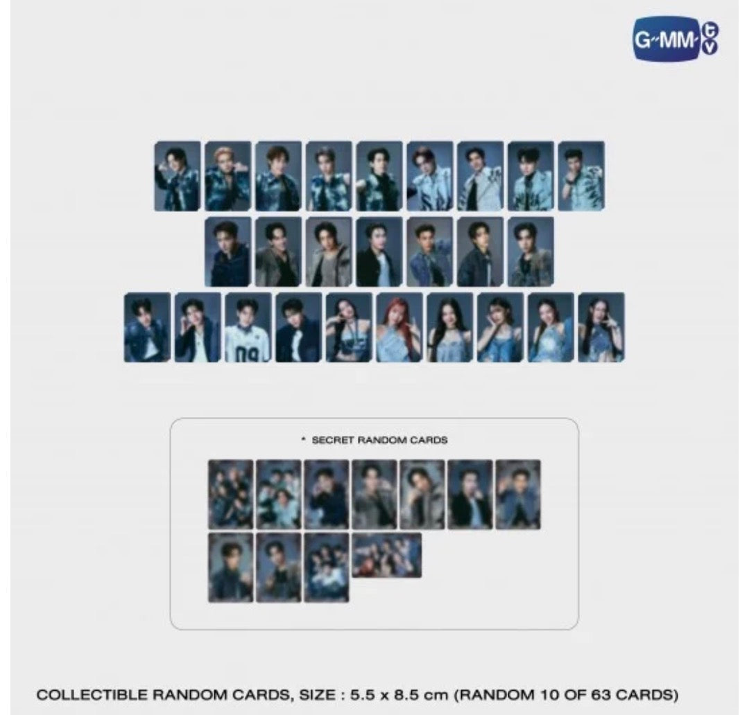 RISER COLLECTIBLE RANDOM CARD SET | RISER CONCERT : THE FIRST RISE