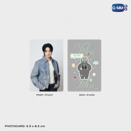 WIN26-018 METAA ACRYLIC MAGNETIC CARD HOLDER WITH PHOTOCARD