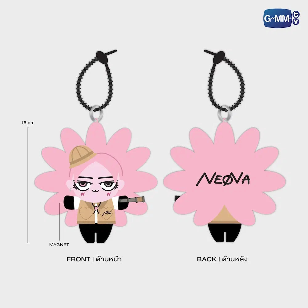 FANDAY36-116 Neona Little Scout Magnetic Doll Keychain