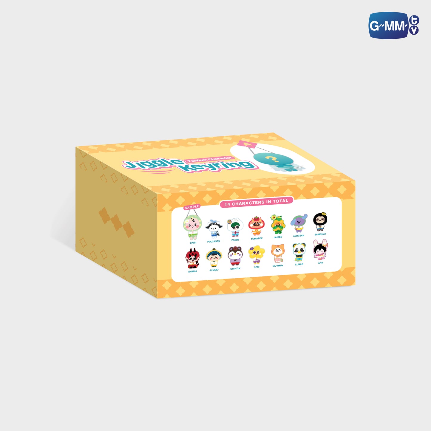 FF26-221 FANDOM CHARACTER JIGGLE KEYRINGS (BOX A) | SINGLE BOX