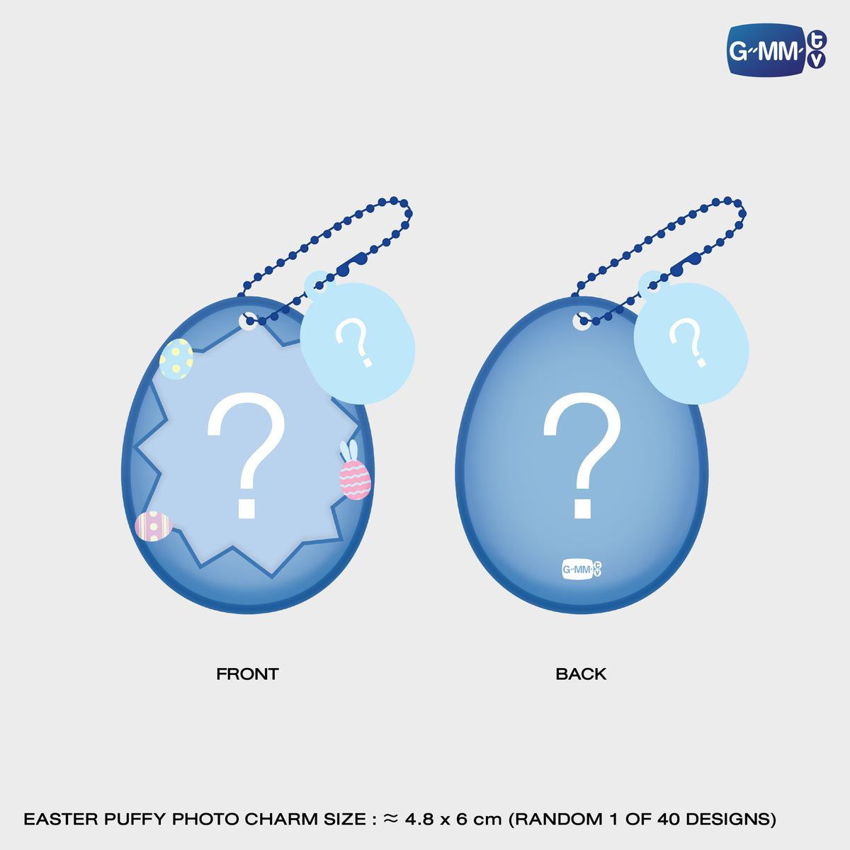 FANDAY33-023 GMMTV GASHA: EASTER PUFFY PHOTO CHARM 