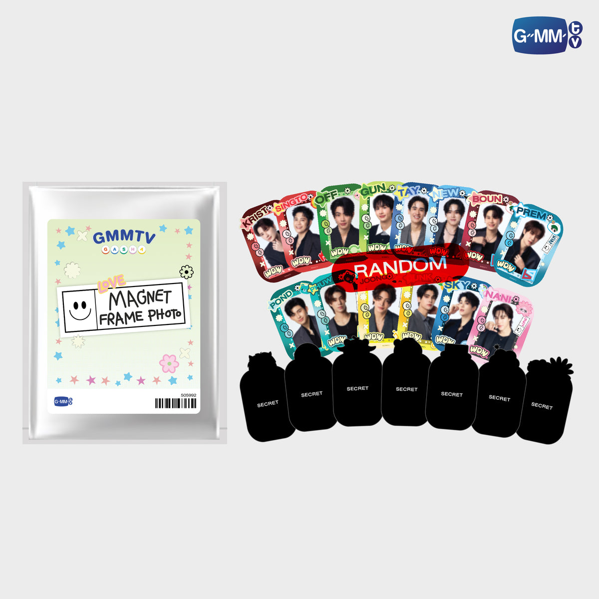 FANDAY36-067 RANDOM MAGNET FRAME PHOTO | GMMTV GASHA