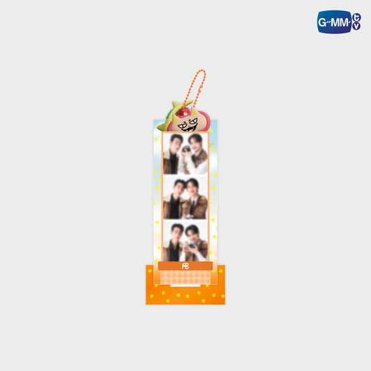 PF030- TOMAFOX PHOTO STRIP FRAME ACRYLIC STAND AND KEYCHAIN WITH FORCEBOOK PHOTO STRIP