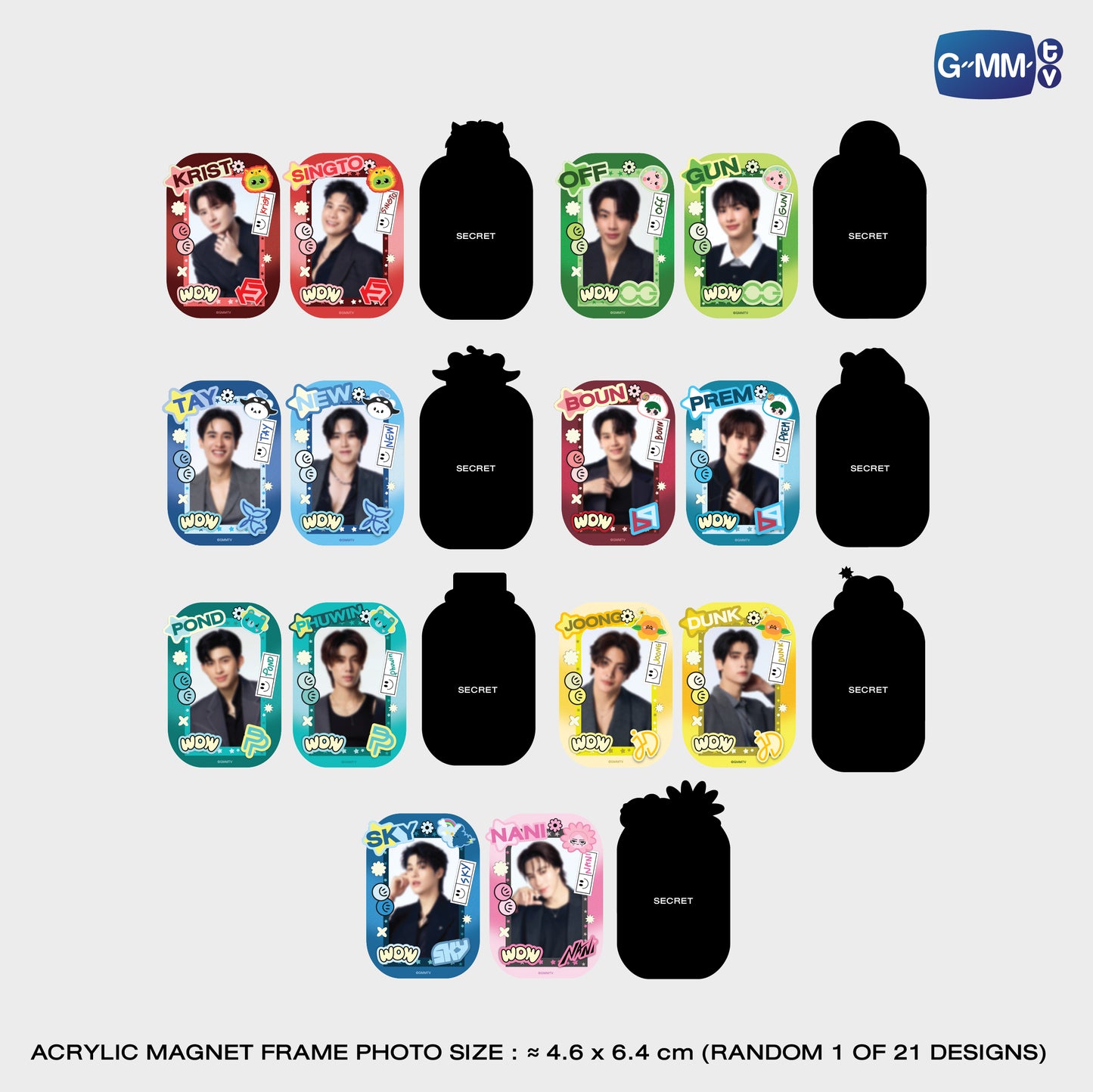 FF26-046 RANDOM MAGNET FRAME PHOTO | GMMTV GASHA