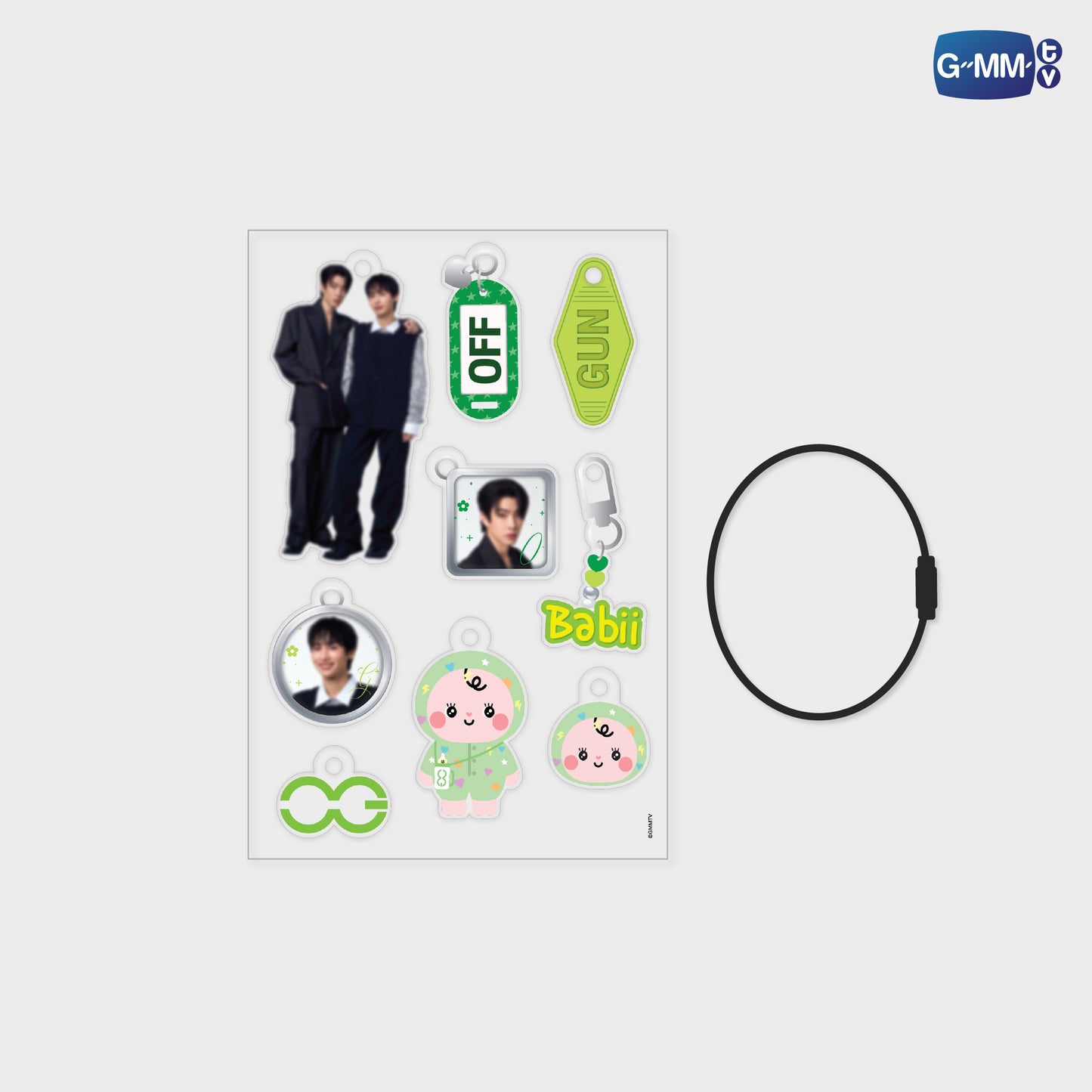 FF26-010  OFFGUN DIY ACRYLIC KEYCHAIN | GMMTV FANFEST 2026 LIVE IN JAPAN