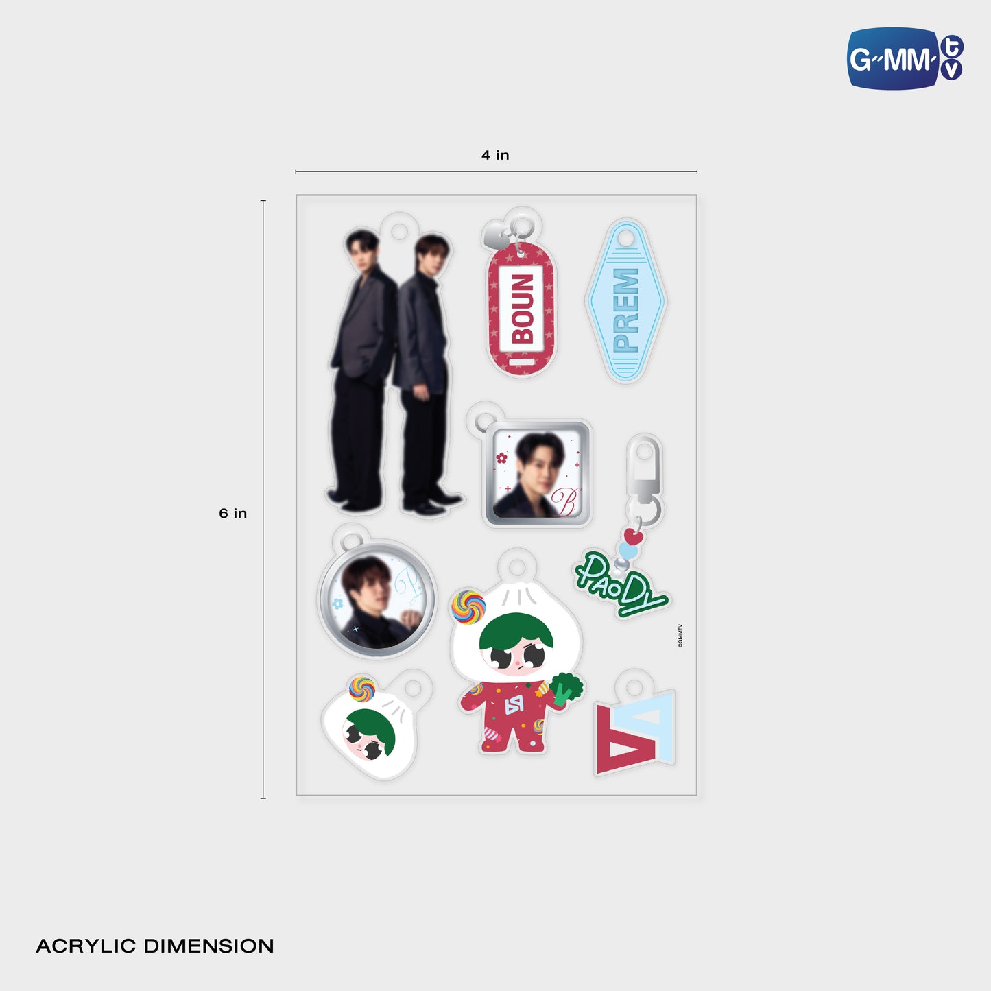 FF26-012 BOUNPREM DIY ACRYLIC KEYCHAIN | GMMTV FANFEST 2026 LIVE IN JAPAN