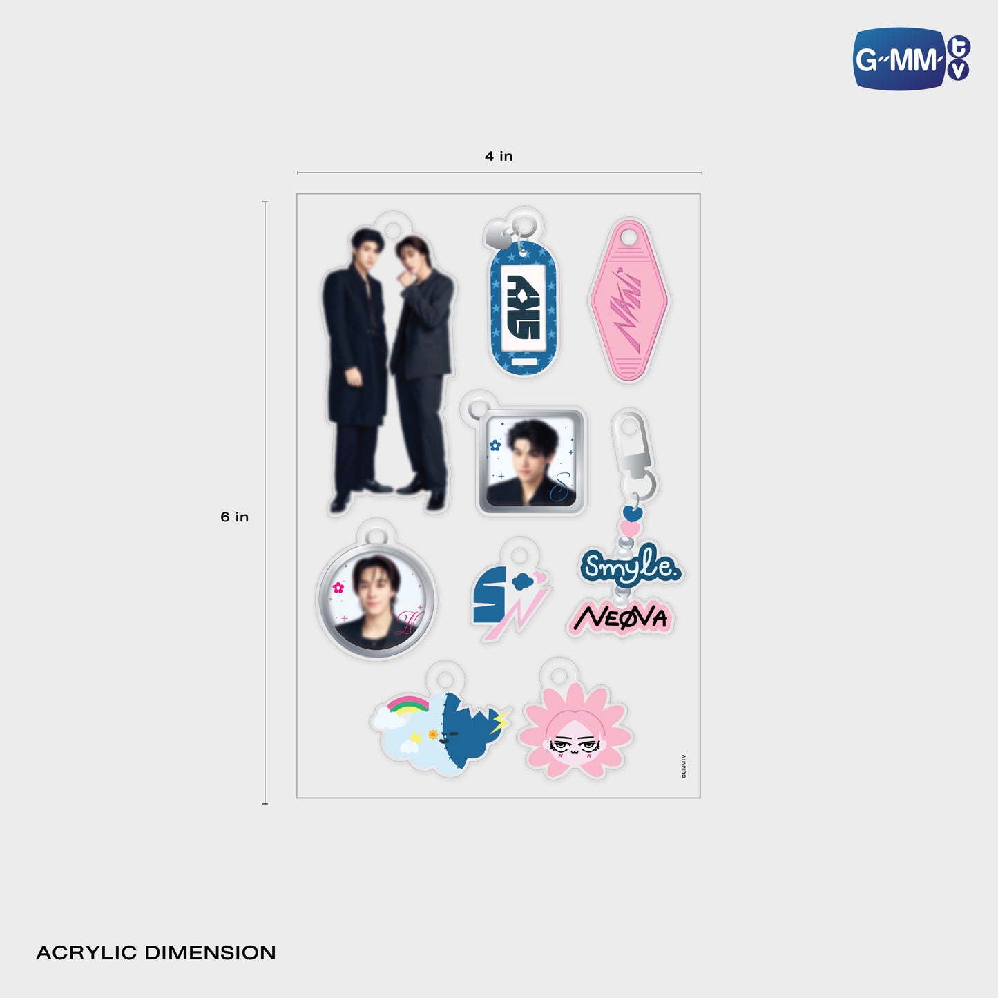 FF26-015 SKYNANI DIY ACRYLIC KEYCHAIN | GMMTV FANFEST 2026 LIVE IN JAPAN