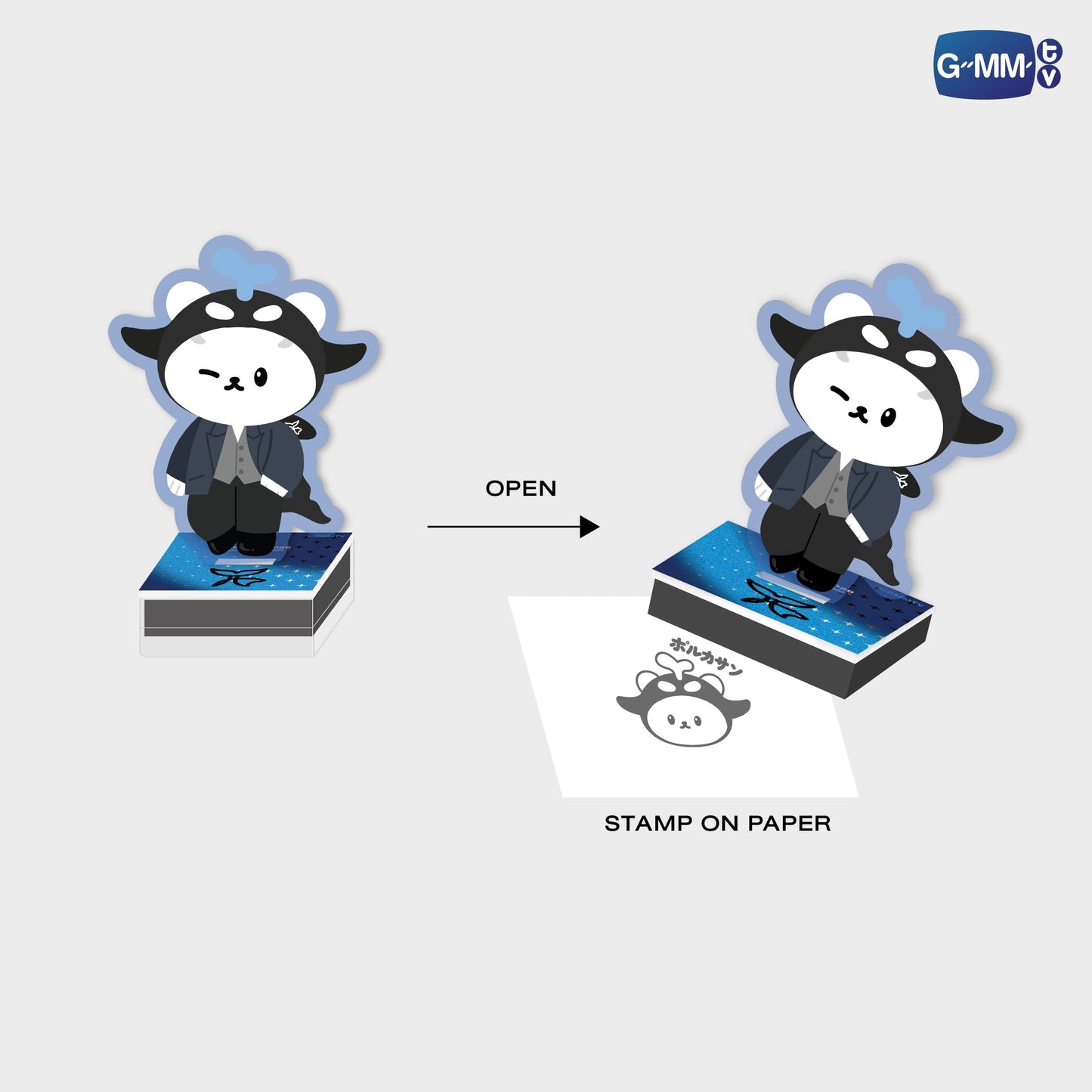 FF26-025 POLCASAN ACRYLIC STAMPY STAND