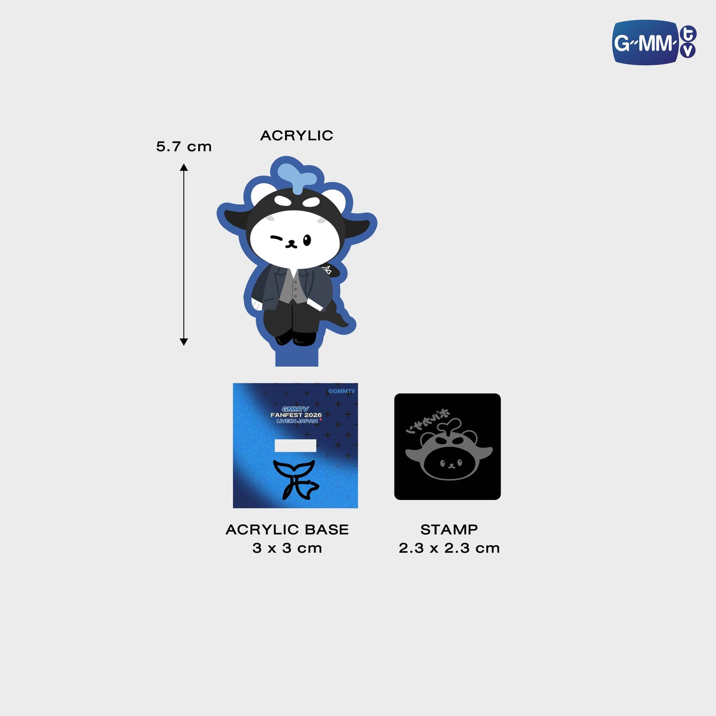 FF26-025 POLCASAN ACRYLIC STAMPY STAND