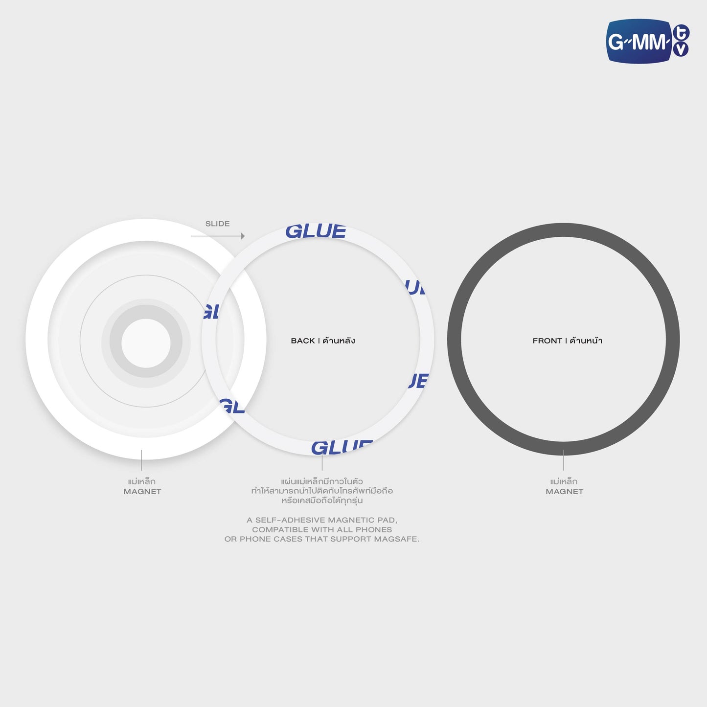 FF26-153 NEONA MIRROR GRIPTOK MAGSAFE