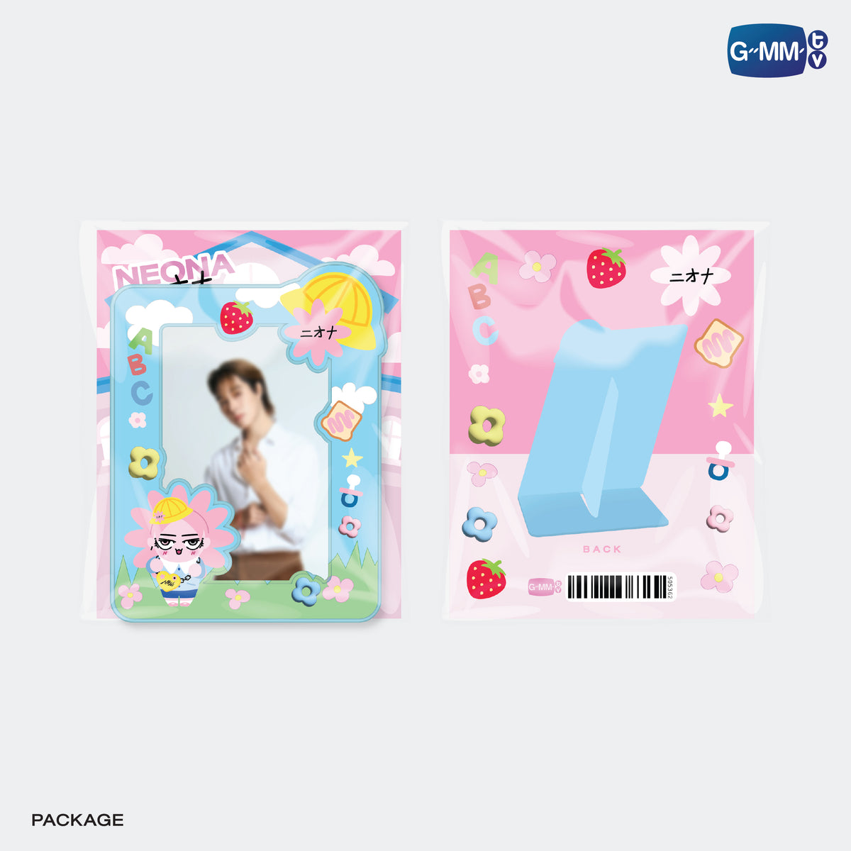 FANDAY36-082 NEONA CARD HOLDER STAND WITH PHOTOCARD