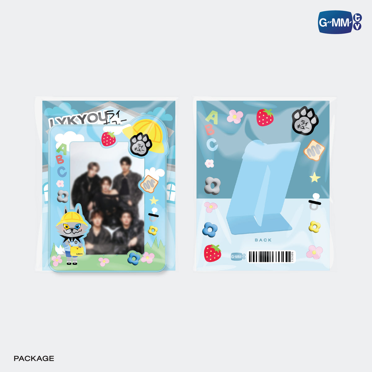 LYKNOS26-035 LYKYOU CARD HOLDER STAND WITH PHOTOCARD