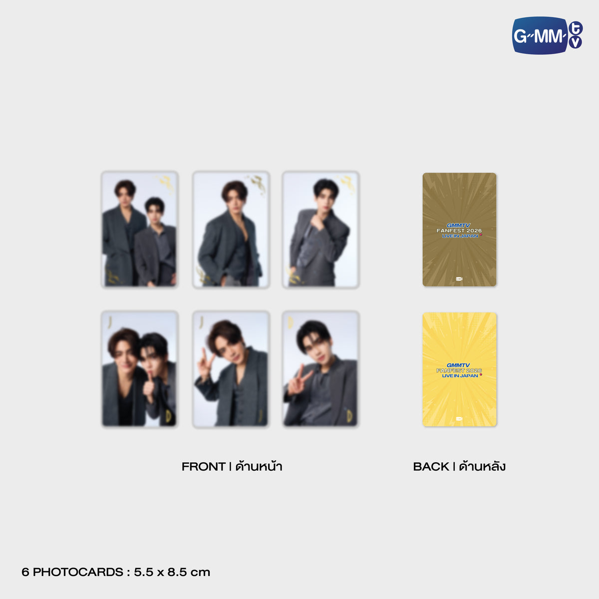 FANDAY36-057 JOONGDUNK MINI PHOTOSET | GMMTV FANFEST 2026 LIVE IN JAPAN