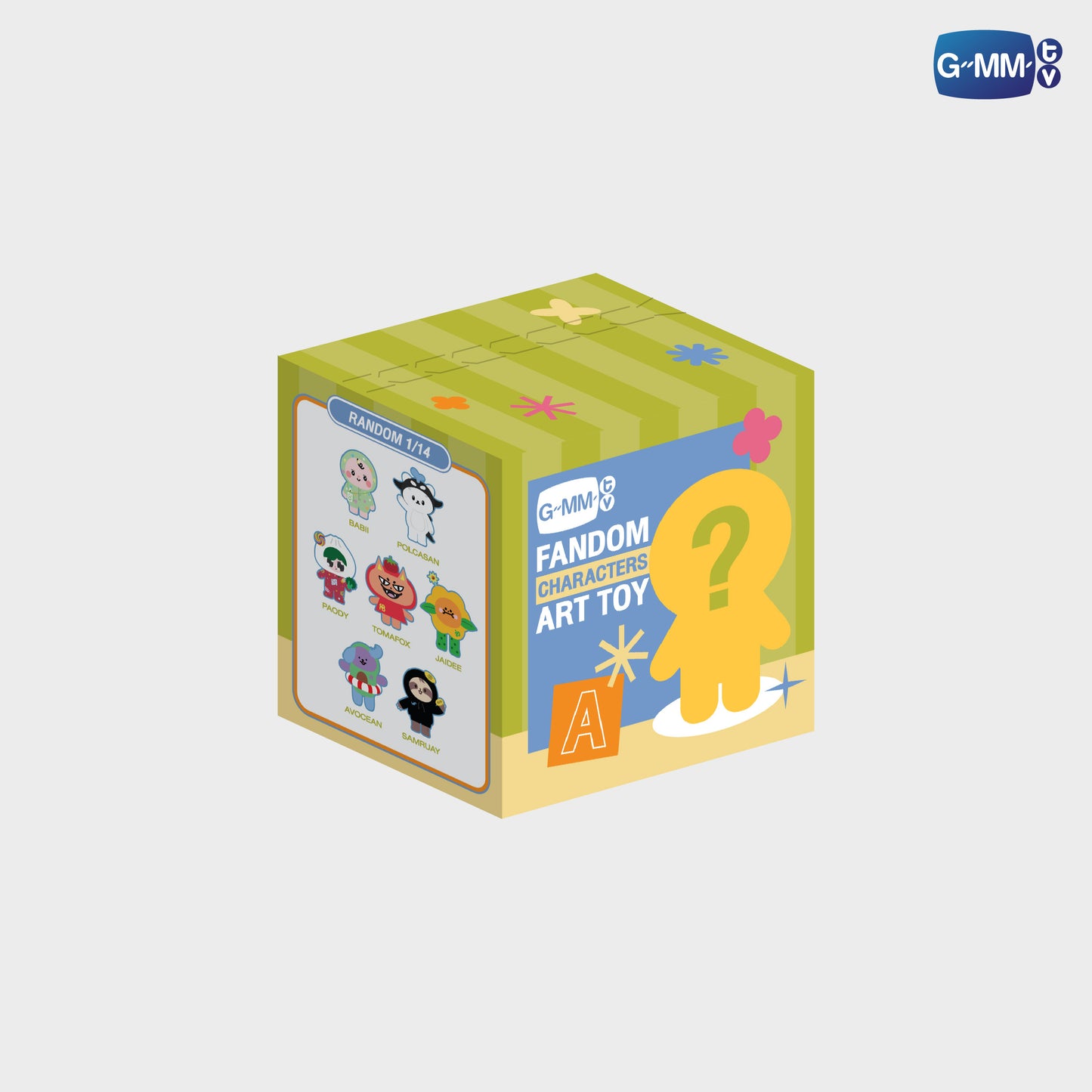 HKD26-001 FANDOM CHARACTER ART TOY - SINGLE BOX (SET A) (Art toy whole set A = 14)