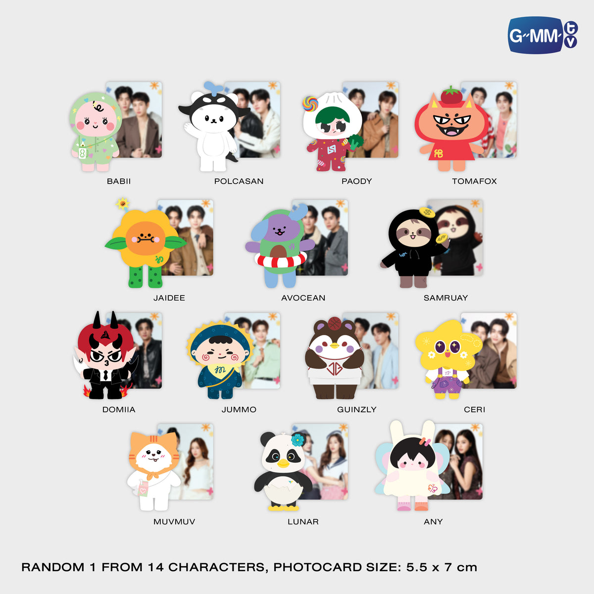 FANDAY33-024 FANDOM CHARACTER ART TOY - SINGLE BOX (SET A) (Art toy whole set A = 14)