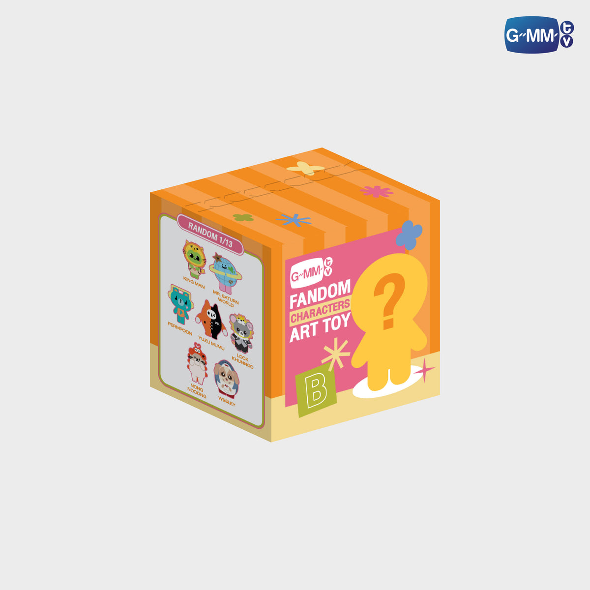 LYKNOS26-013 FANDOM CHARACTER ART TOY - SINGLE BOX (SET B) (Art toy whole set B = 13)