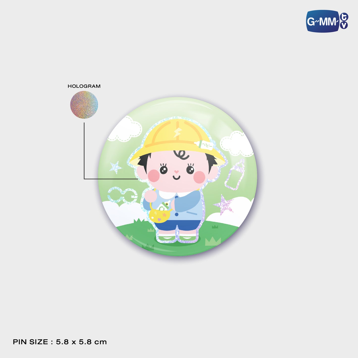 JPMY26-342 BABII HOLOGRAM PIN