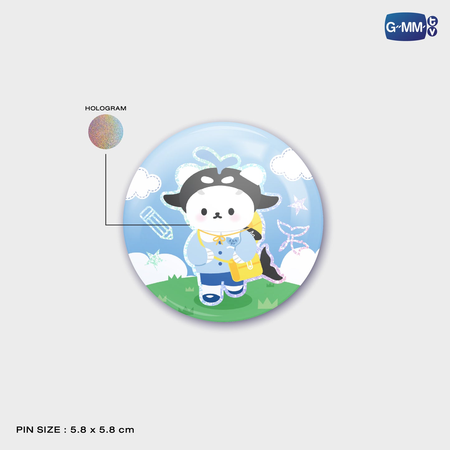 JPMY26-343 POLCASAN HOLOGRAM PIN