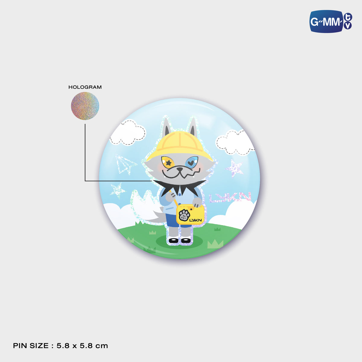 LYKNOS26-033 LYKYOU HOLOGRAM PIN
