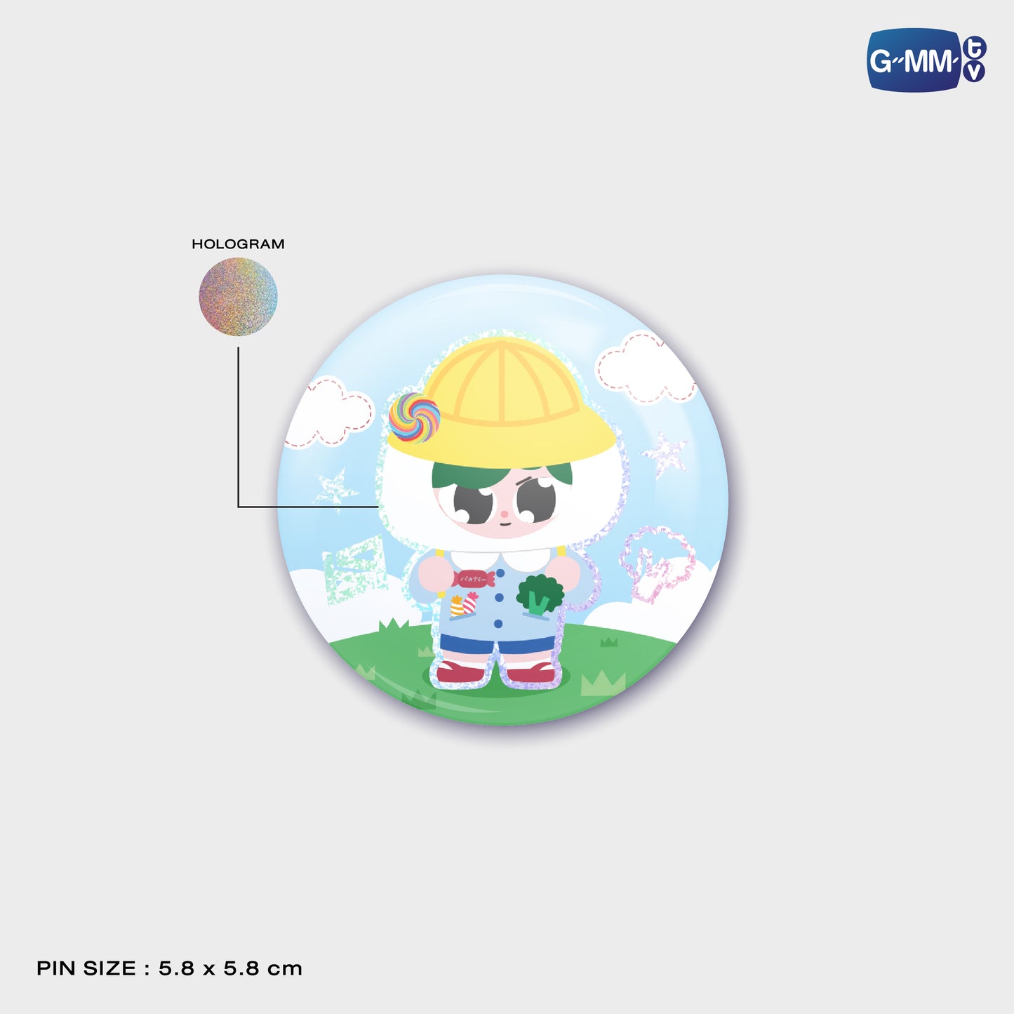 JPMY26-345 PAODY HOLOGRAM PIN