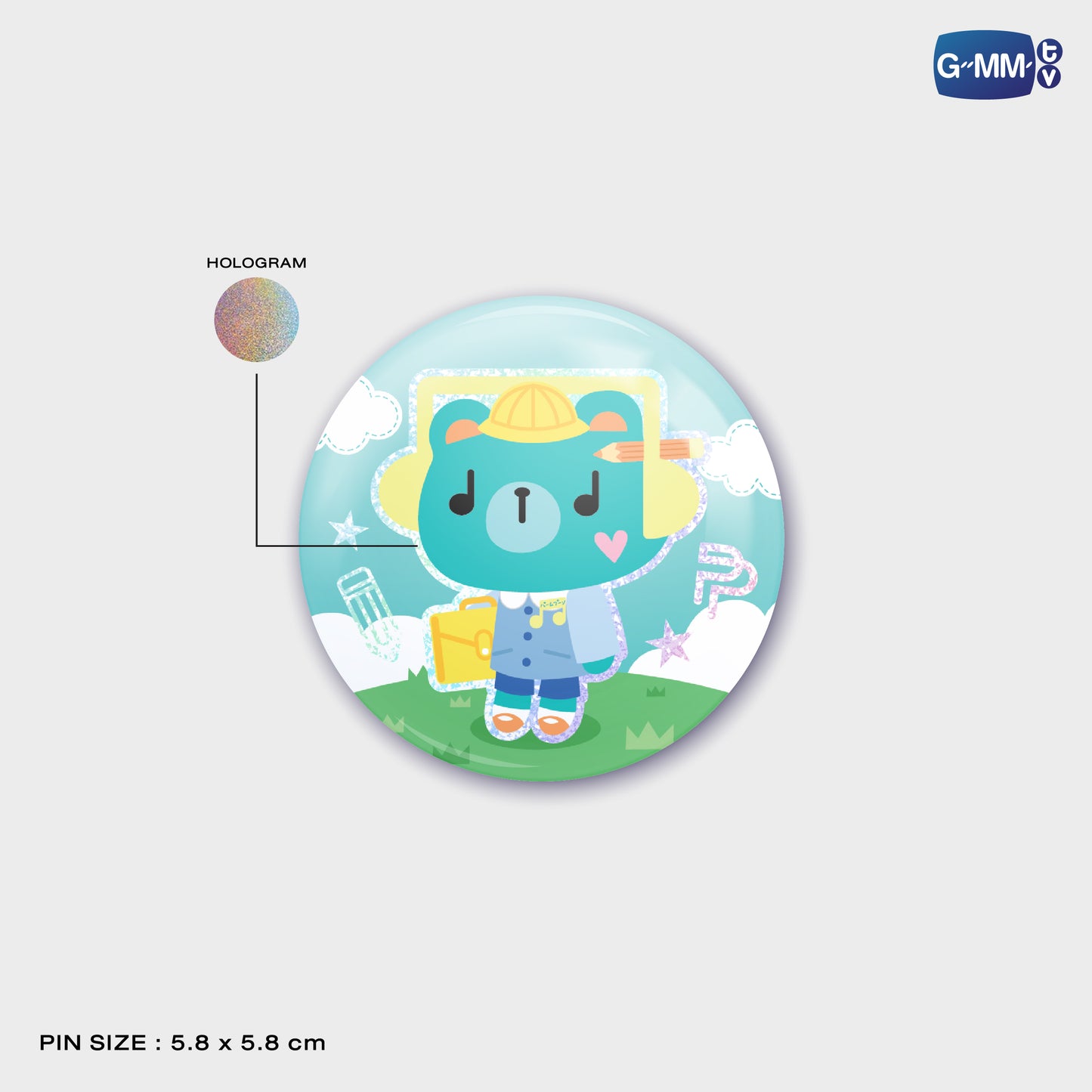 JPMY26-346 PERMPOON HOLOGRAM PIN