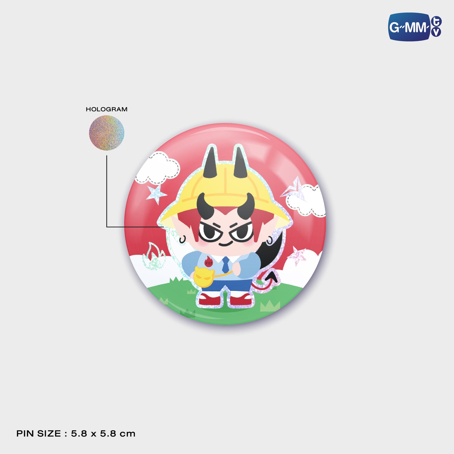 JPMY26-353 DOMIIA HOLOGRAM PIN