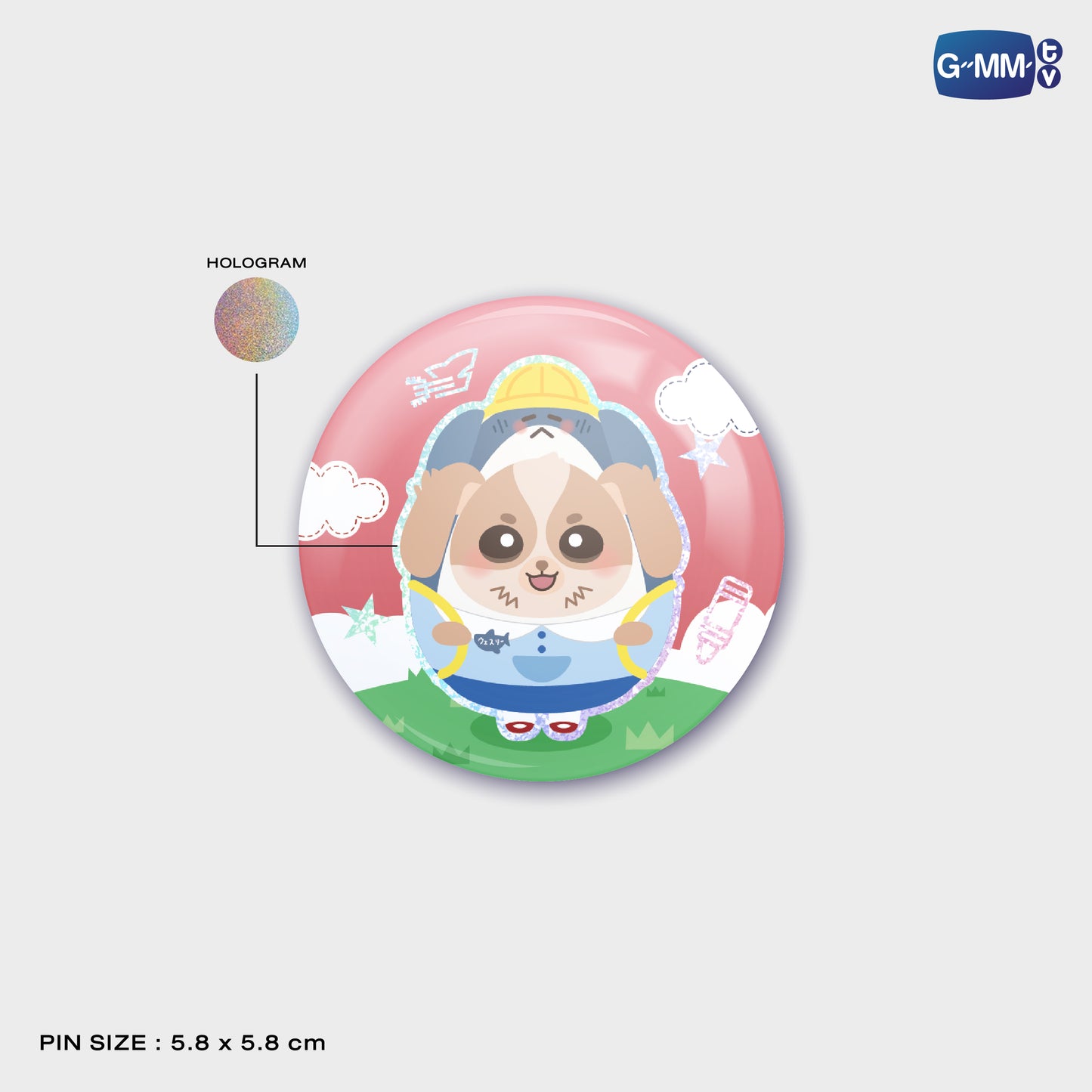JPMY26-354 WESLEY HOLOGRAM PIN