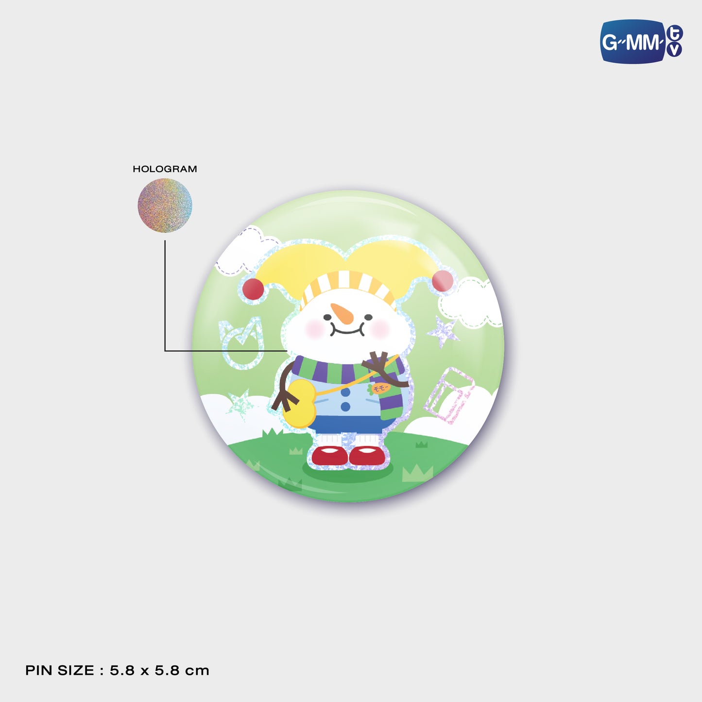 JPMY26-357 MOMO HOLOGRAM PIN