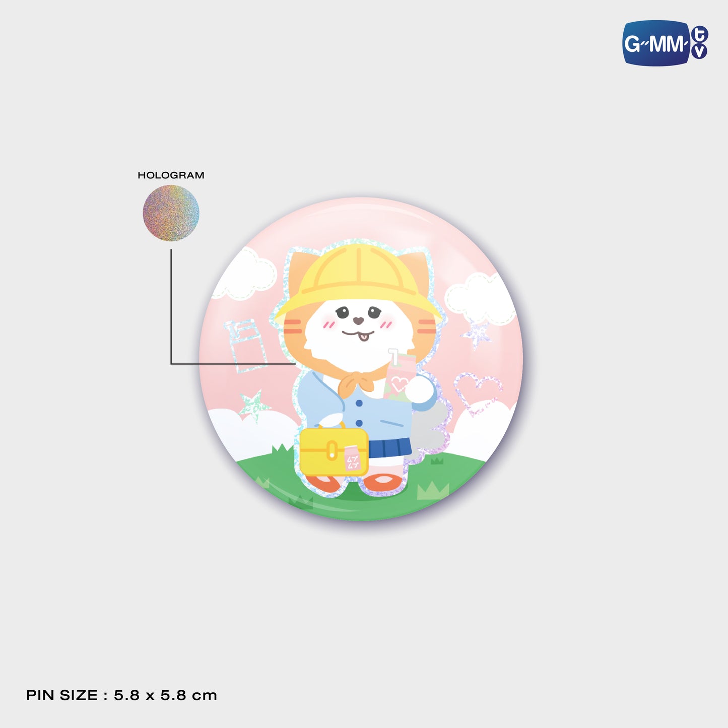 JPMY26-359 MUVMUV HOLOGRAM PIN