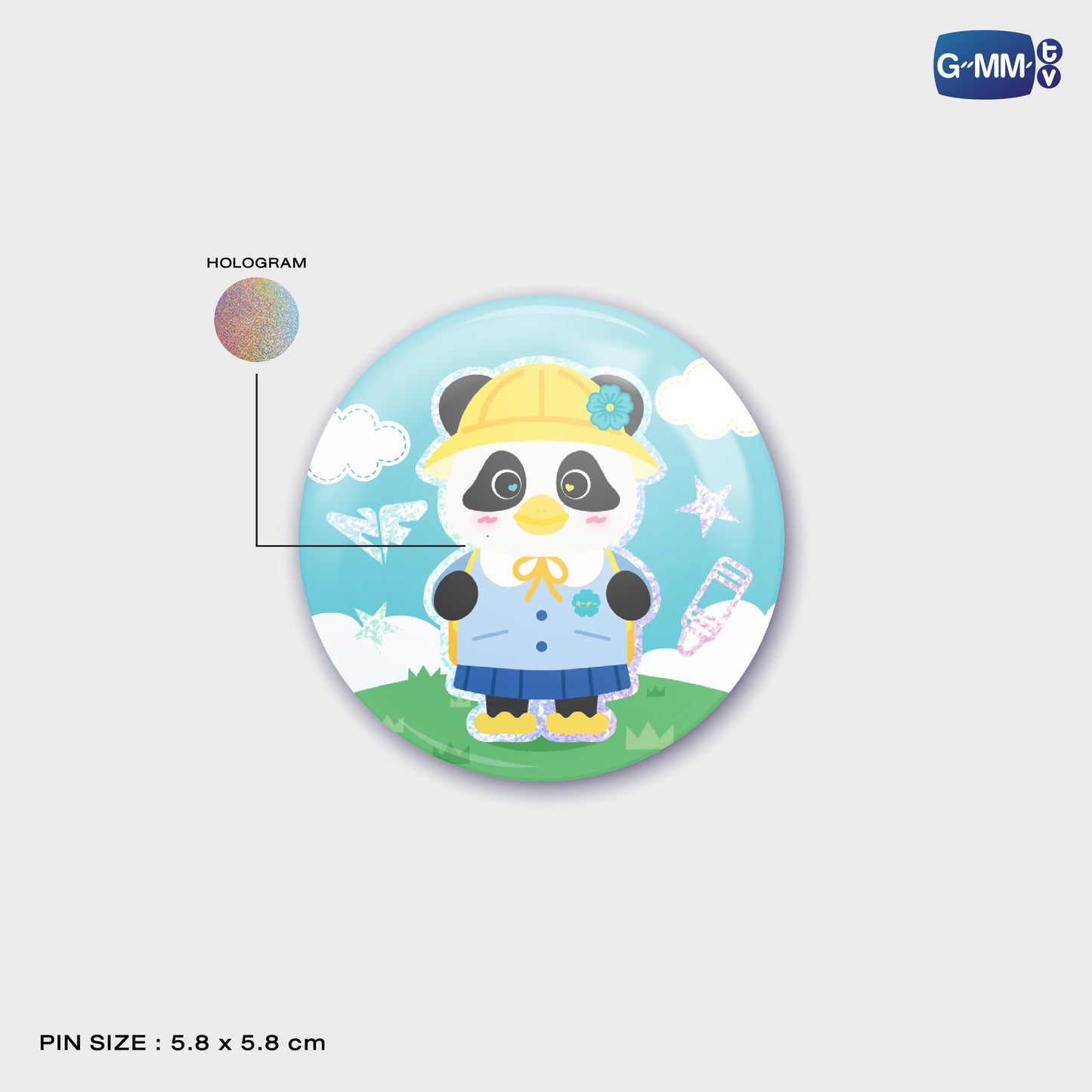 JPMY26-360 LUNAR HOLOGRAM PIN