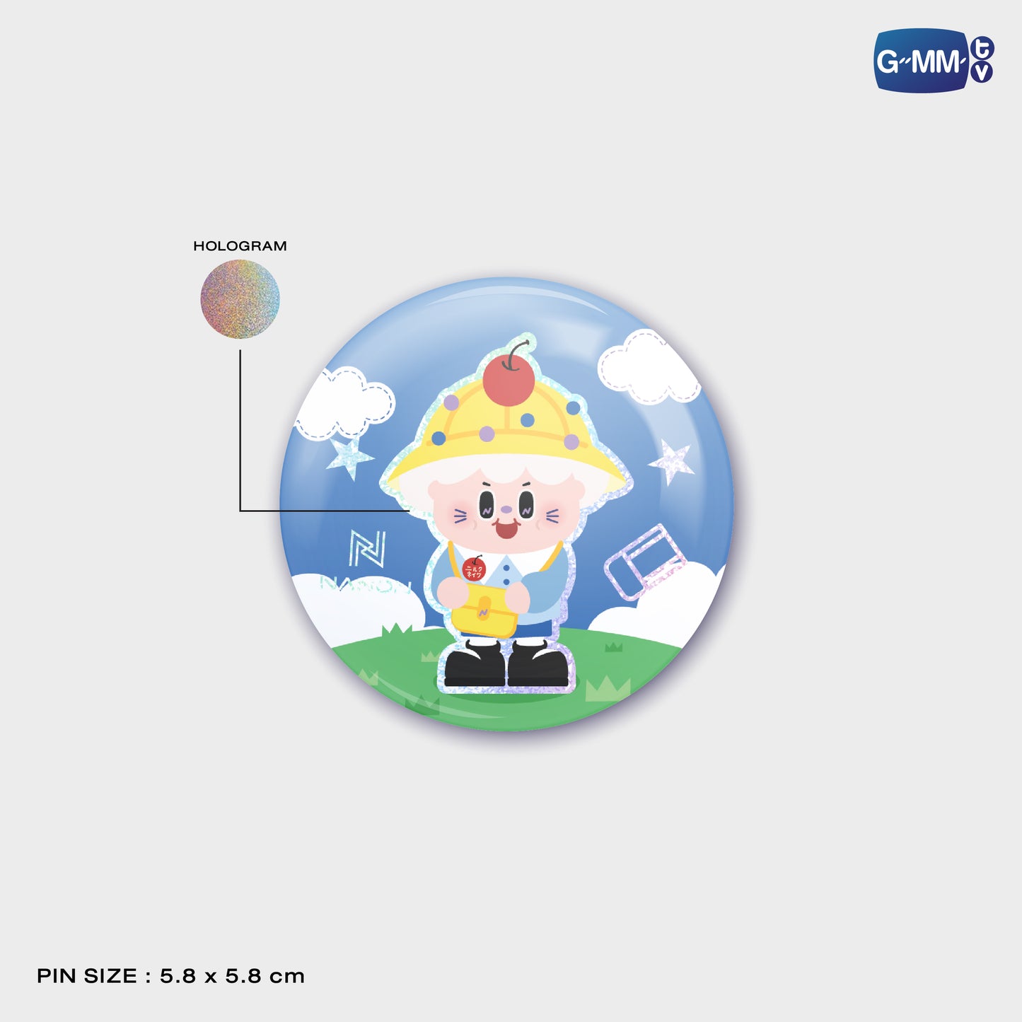 JPMY26-362 NILKNHAKE HOLOGRAM PIN